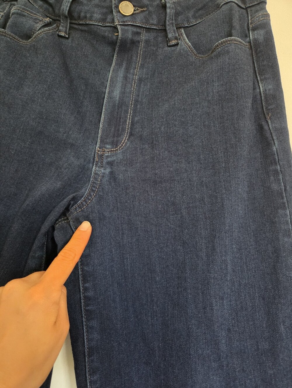 Paige Wide Leg High-Rise Genesee Crop Jeans - Picture 8 of 8